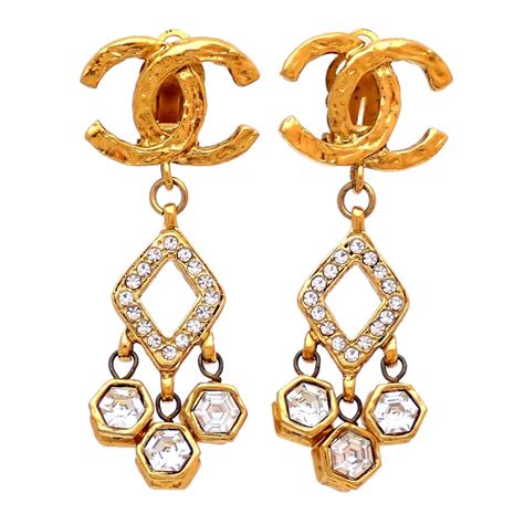 buy Chanel cc earrings online